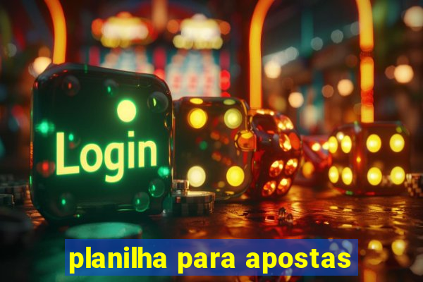 planilha para apostas